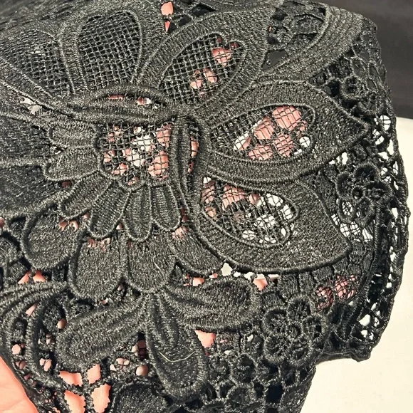 Torrid Keyhole Lantern, Lace-Sleeved Sweater with Functional Bow Detail - Picture 2 of 5